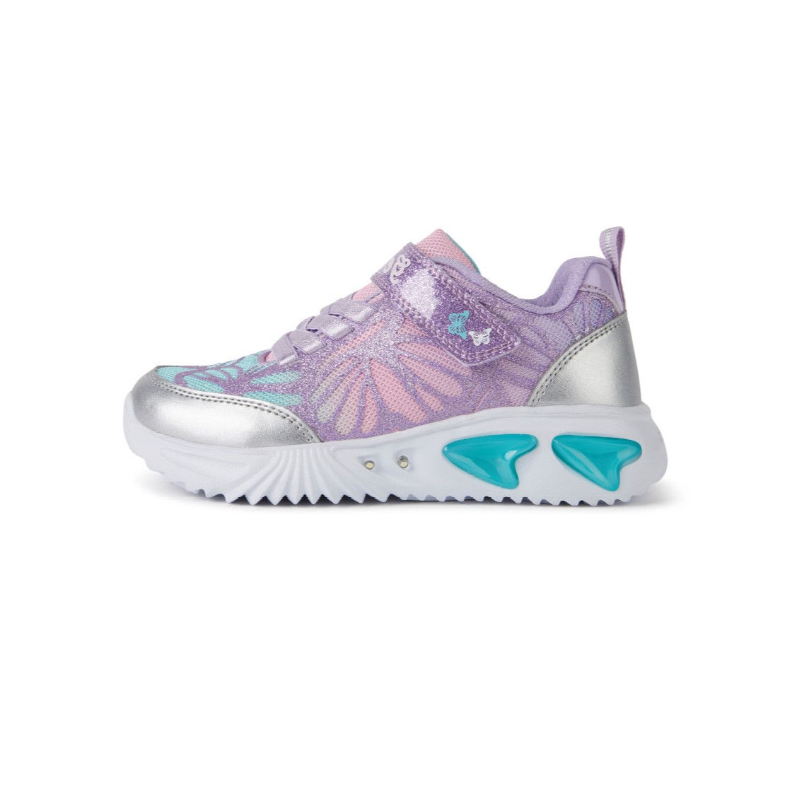 Geox® Kinder Mädchen Sneaker J Assister Girl in Sky/Violet