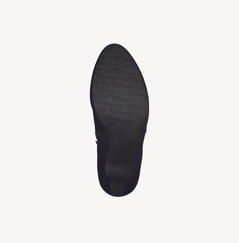 Miniature : Tamaris Stiefelette Navy blau Reißverschluss