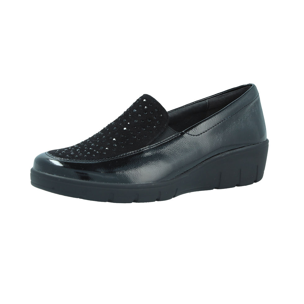 Semler Judith Damen Slipper in schwarz