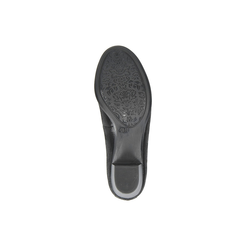 Miniature : Caprice Pumps black reptile
