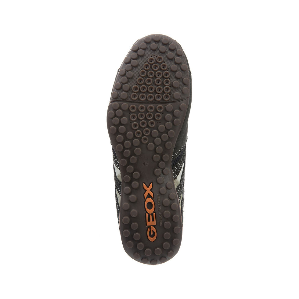 Miniaturbild: Geox Herrensneaker Uomo Snake in Grau/Weiß