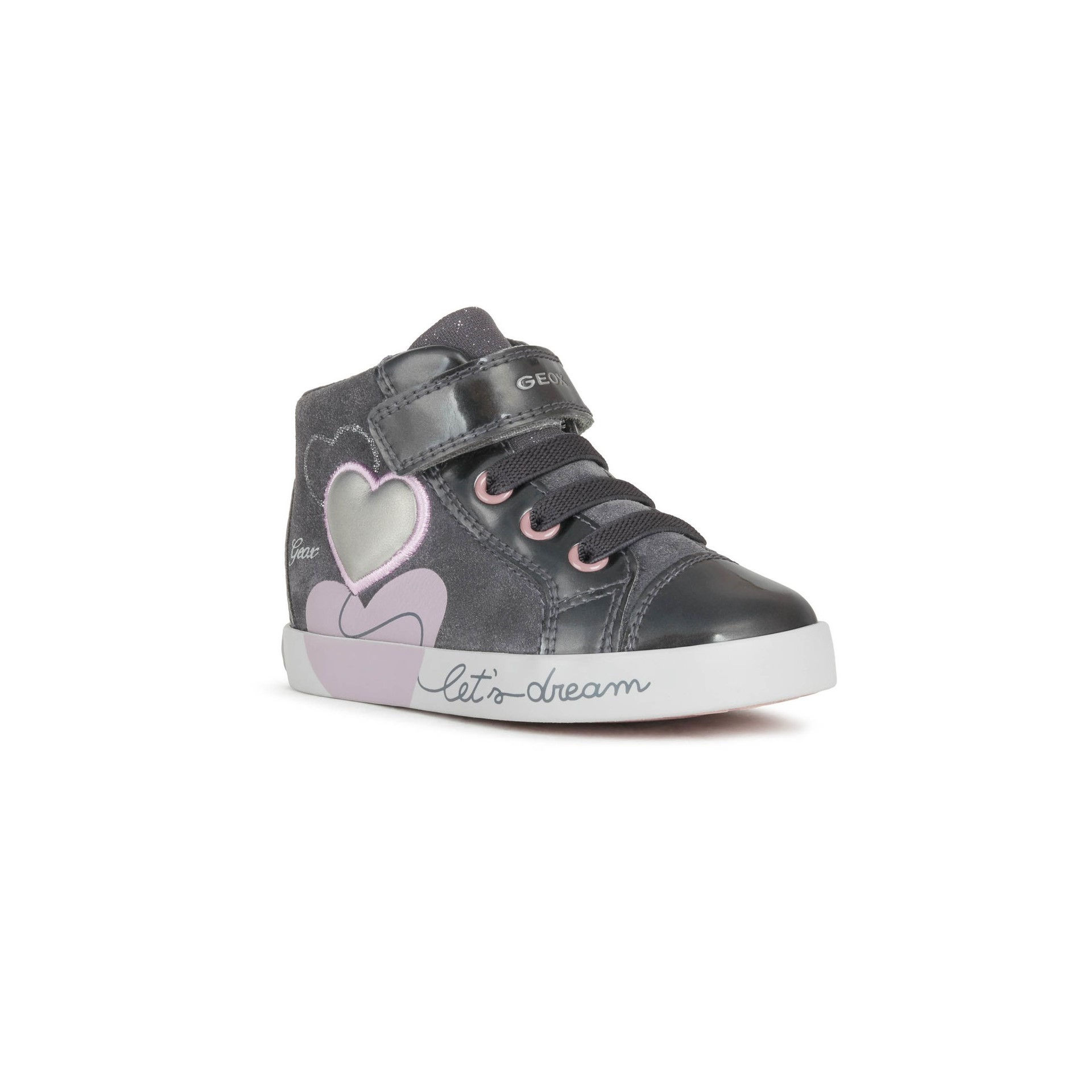 Geox Kilwi let's dream Mädchensneaker dunkelgrau