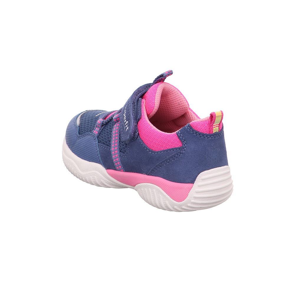 Miniaturbild: Superfit Mädchen Halbschuh Storm in Blau/Rosa