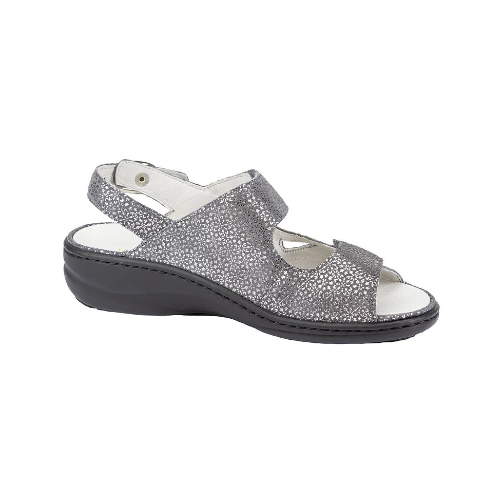 Miniaturbild: Waldläufer Heria Komfort Sandalette in Basalt