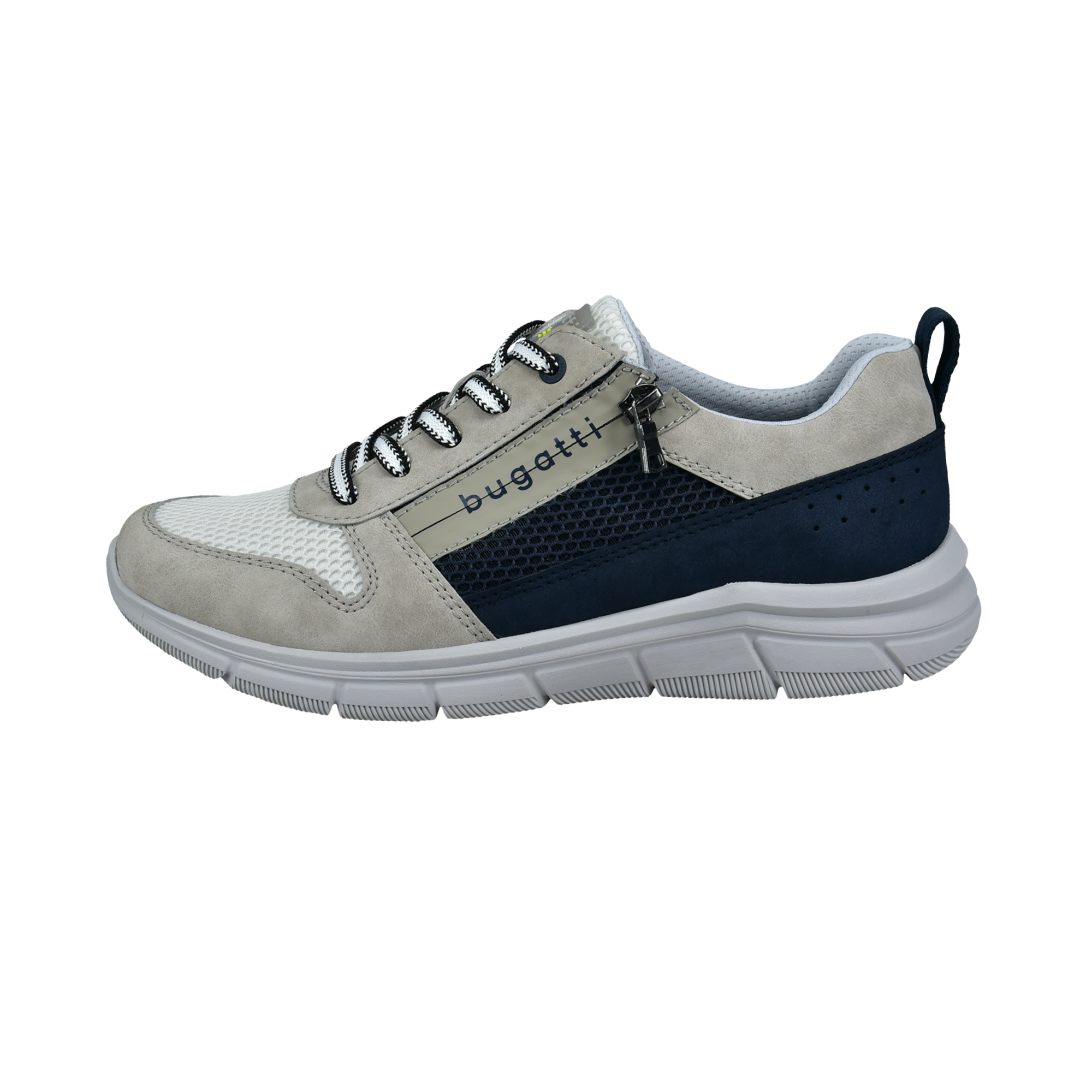Bugatti Herren Sneaker SOA in light grey / dark blue