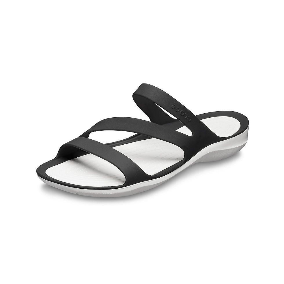 Crocs Women's Swiftwater™ Sandal in Black/White (Schwarz/Weiß)