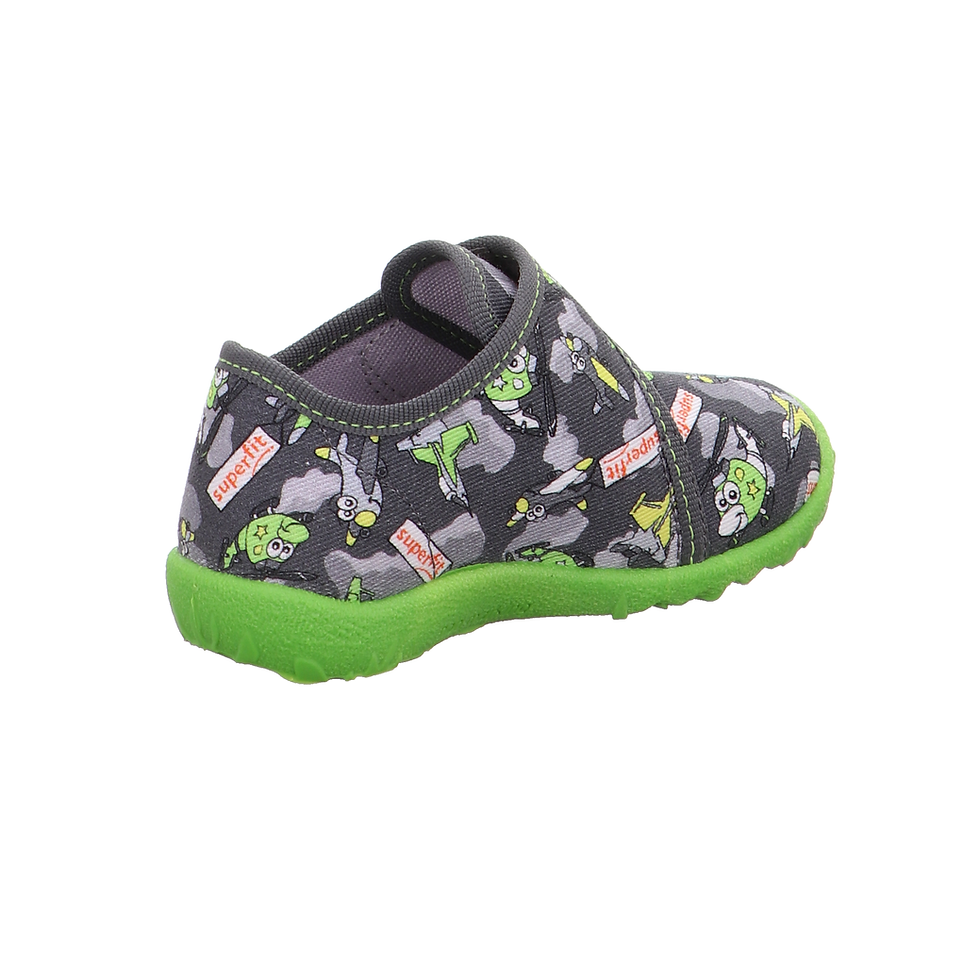 Miniaturbild: superfit® Hausschuh Spotty in grau/mehrfarbig