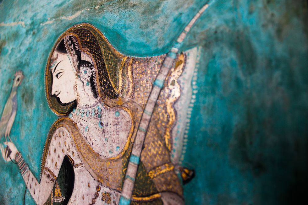 The Messenger - Queen's Pigeon - An eminent Painting styple of Bundi School