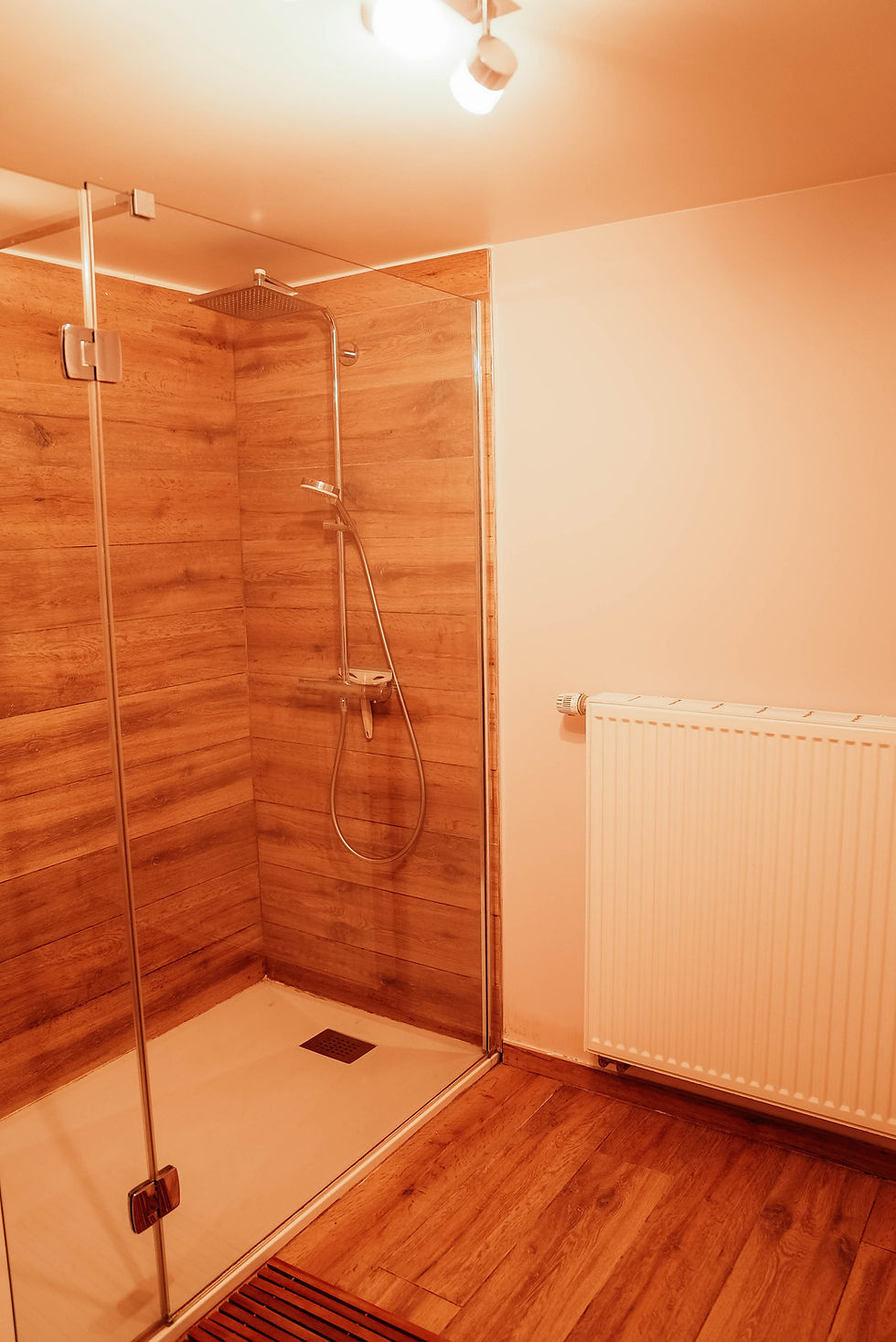 Douche italienne de l’espace wellness