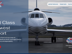 Spirit of St. Louis Airport website cover