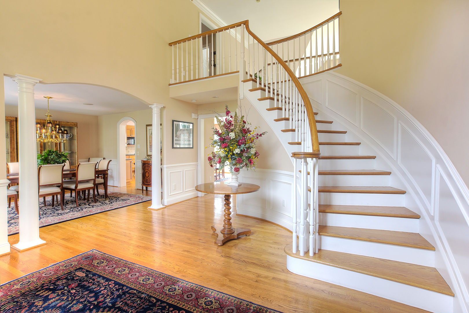 Spiral Staircase, Interior Residential Real Estate Photography by Jason A. Bleecher, Photographer