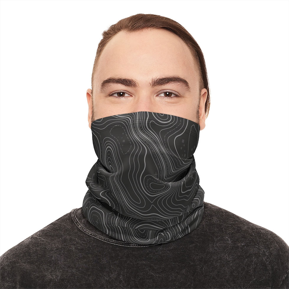 Thumbnail: Heavy Neck Gaiter - Topo Black