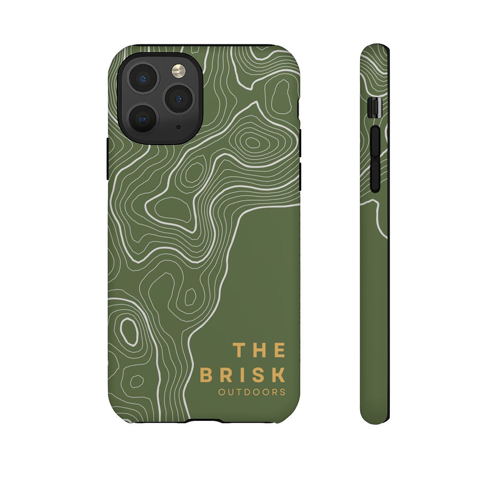 Thumbnail: Tough Case - Topo Green/White - iPhone/Samsung/Pixel