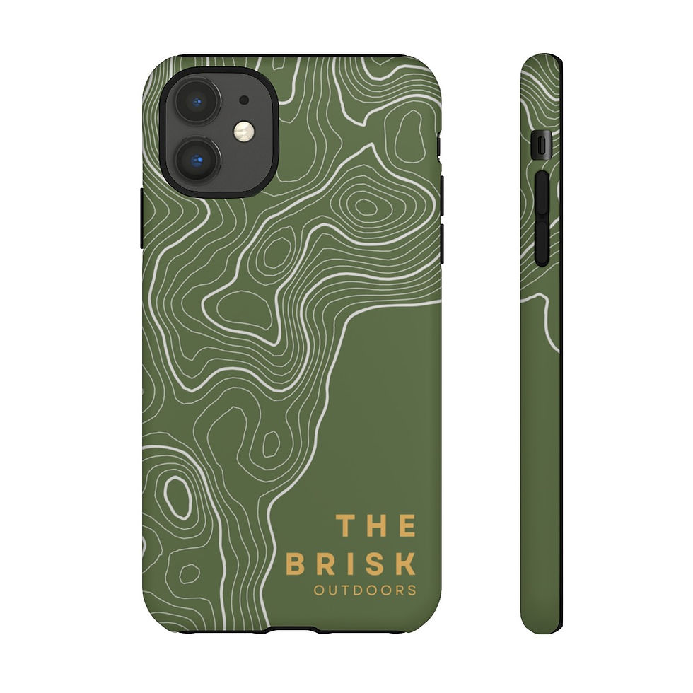 Thumbnail: Tough Case - Topo Green/White - iPhone/Samsung/Pixel