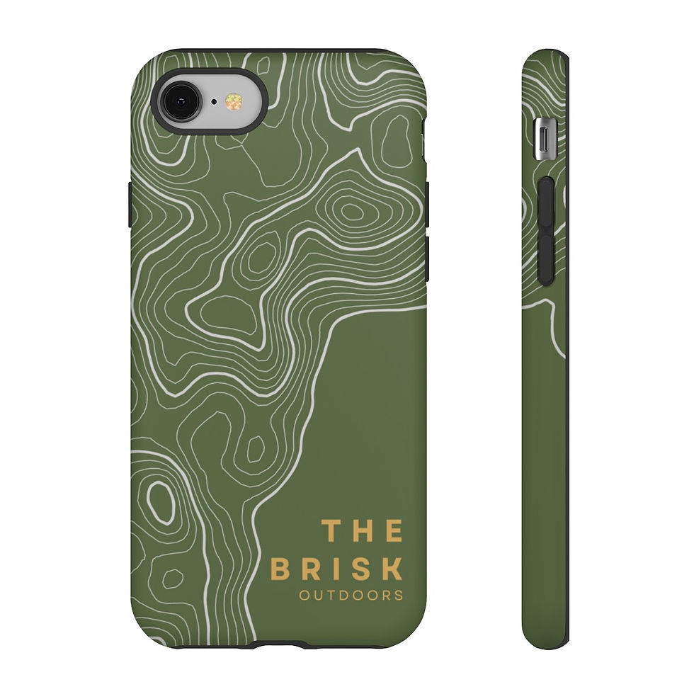 Thumbnail: Tough Case - Topo Green/White - iPhone/Samsung/Pixel