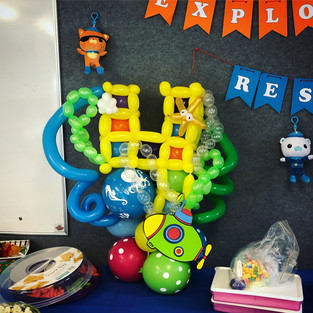 under the sea theme balloon twisting Wellington New Zealand