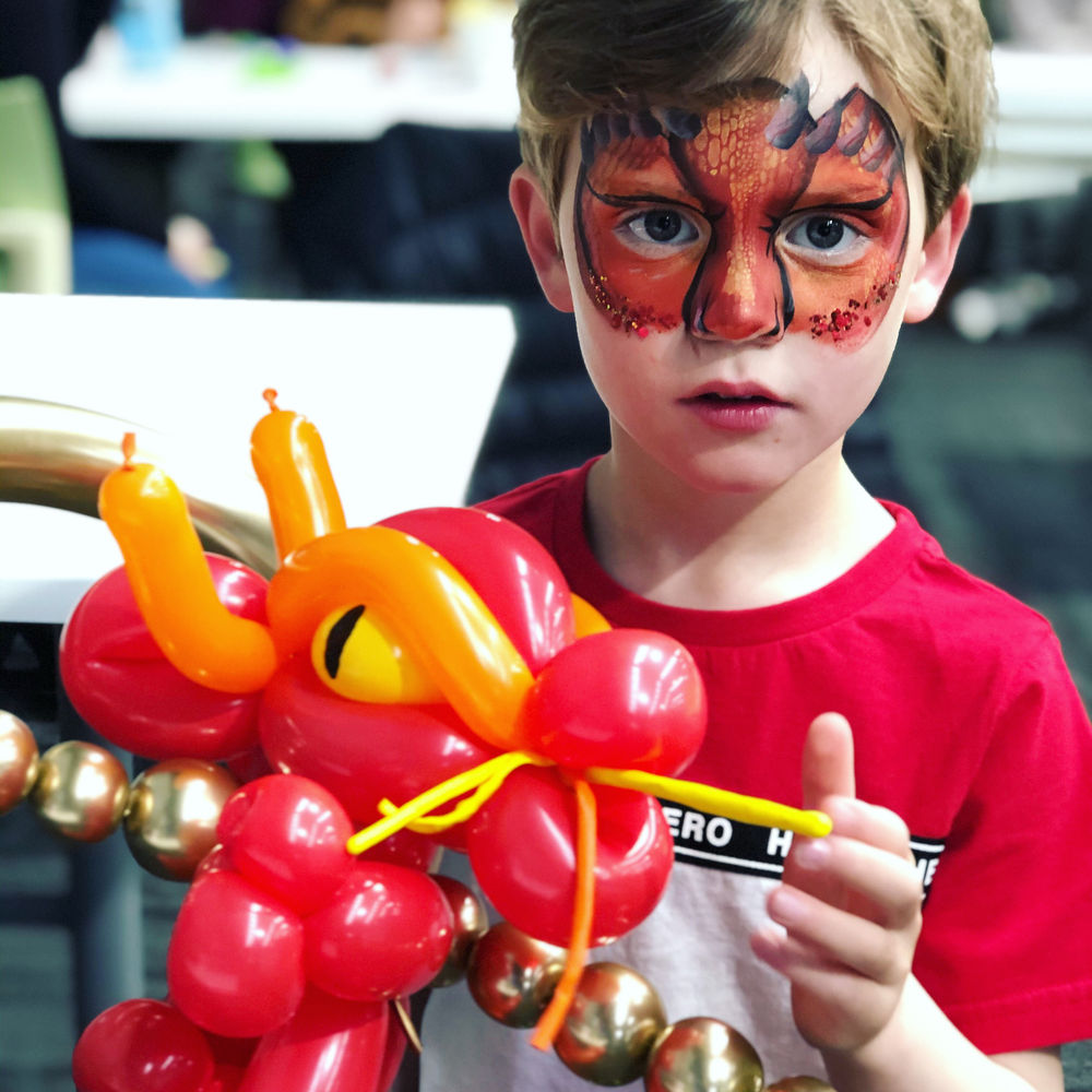 Face Painting & Balloon Twisting at Awesome Bounce, Porirua