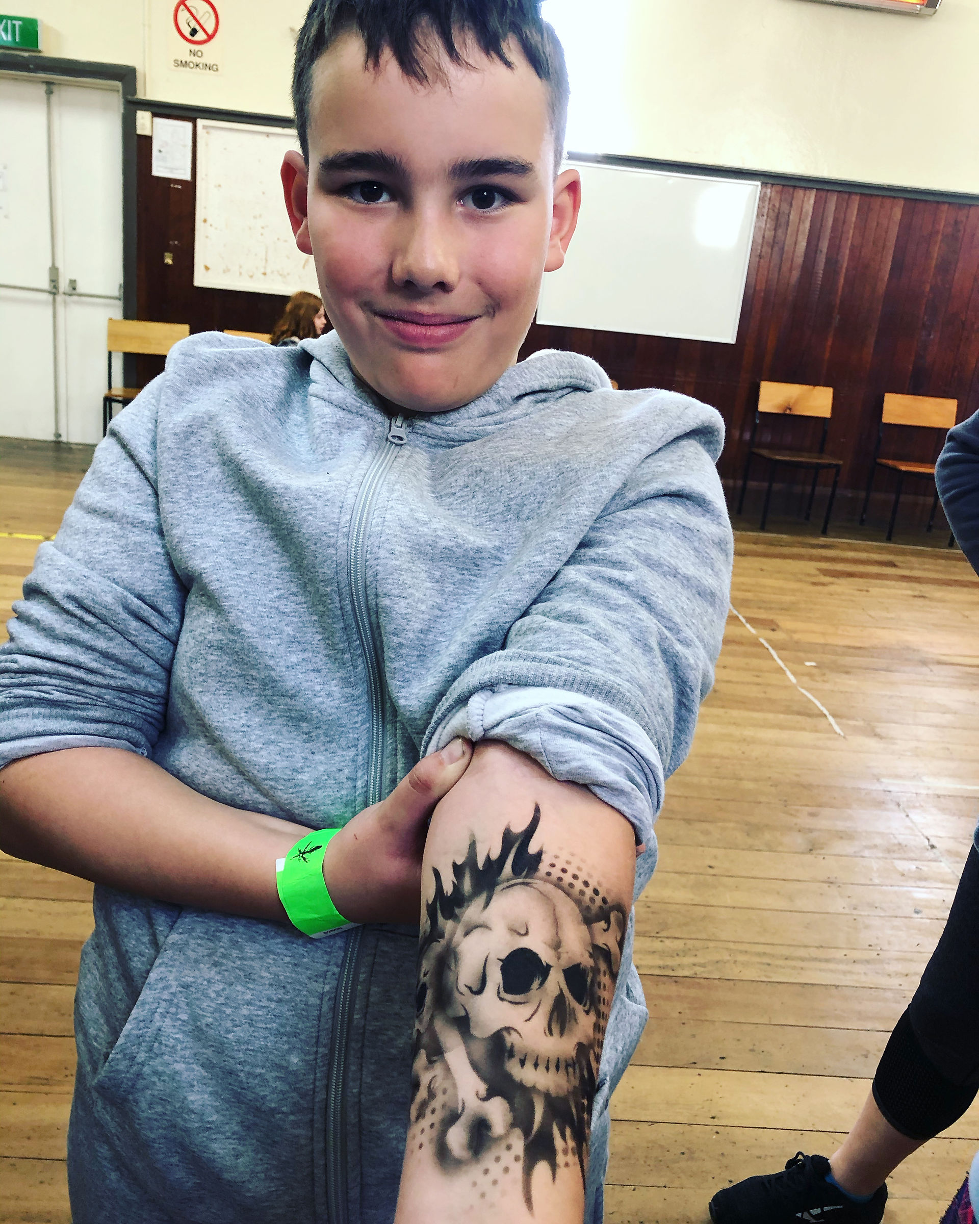 Kids Temporary Airbrush Tattoos Skull Wellington New Zealand