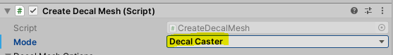 "Decal King" in "Decal Caster" mode