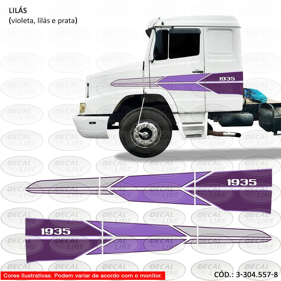 Miniatura: Faixa Auto Adesiva Mercedes Benz - Modelo 1935