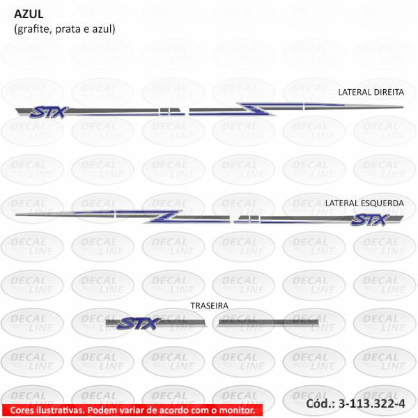 Miniatura: Faixa Auto Adesiva Para Ford Ranger STX Modelo 1995