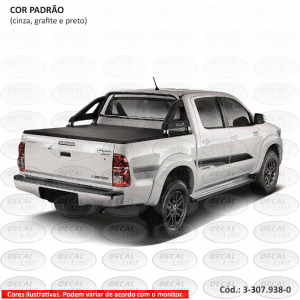 Miniatura: Faixa Auto Adesiva Toyota Hilux Limited 2015 - Cabine Dupla