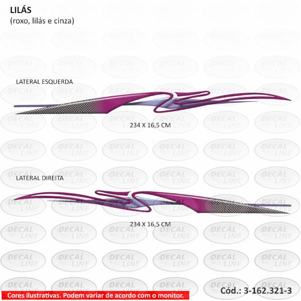 Miniatura: Faixa Auto Adesiva Para Qualquer Modelo De Veículo - Modelo Carbon