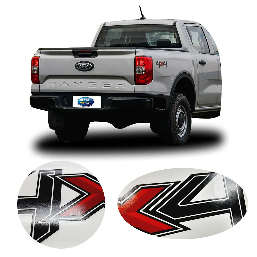 Miniatura: Par Adesivo Emblema Lateral Ford Ranger 4X4 2024