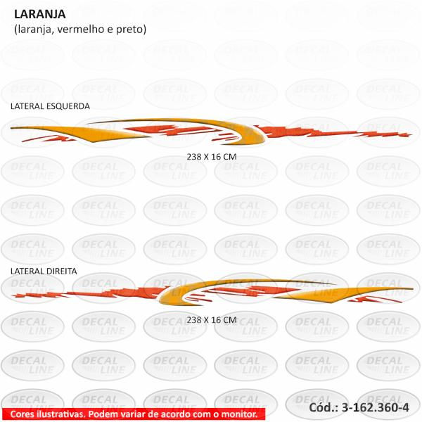 Miniatura: Faixa Auto Adesiva Para Qualquer Modelo De Veículo - Modelo Oasis
