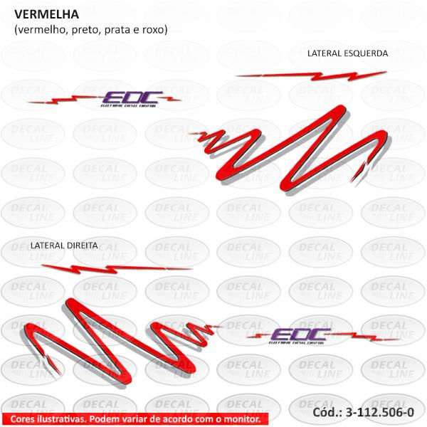 Miniatura: Faixa Auto Adesiva Para Caminhão Volvo EDC Ano 1996