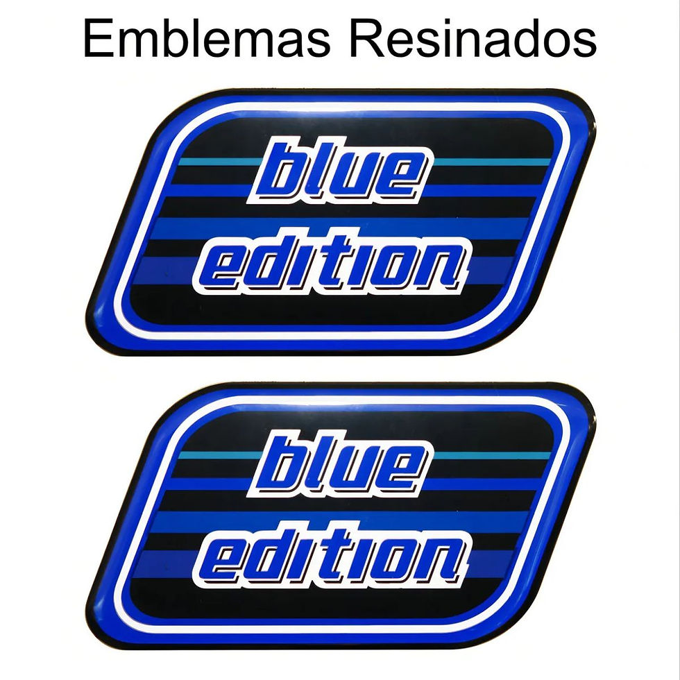 Miniatura: Faixa Palio Sporting Blue Edition 2015 Adesivo Capô Lateral