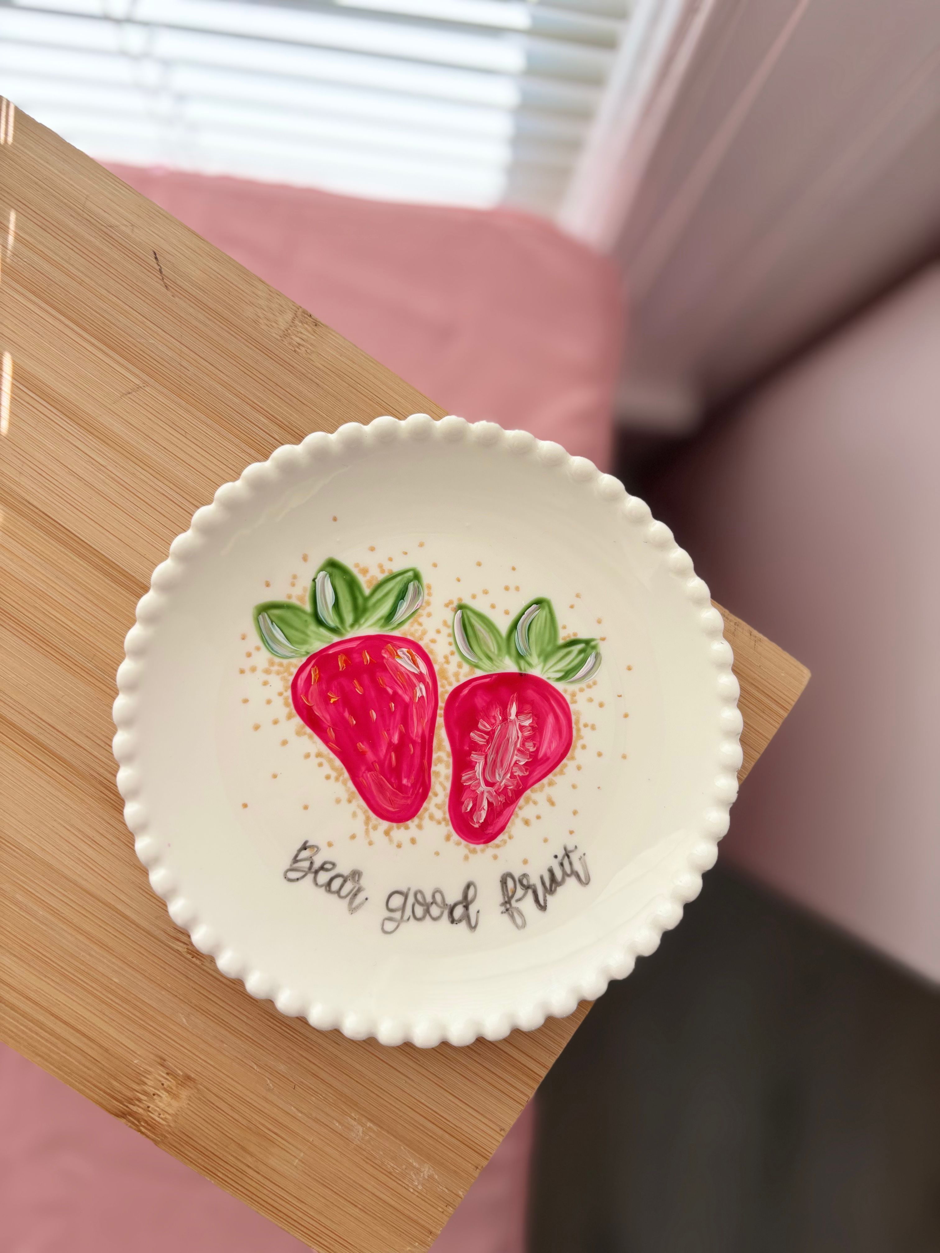 5.5” Painted Ceramic Plate