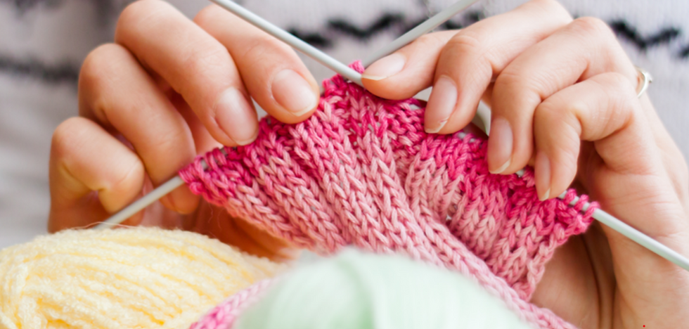 Coloured Threads Knitting