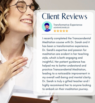 Reviews for Ms Sarah El Nabulsi