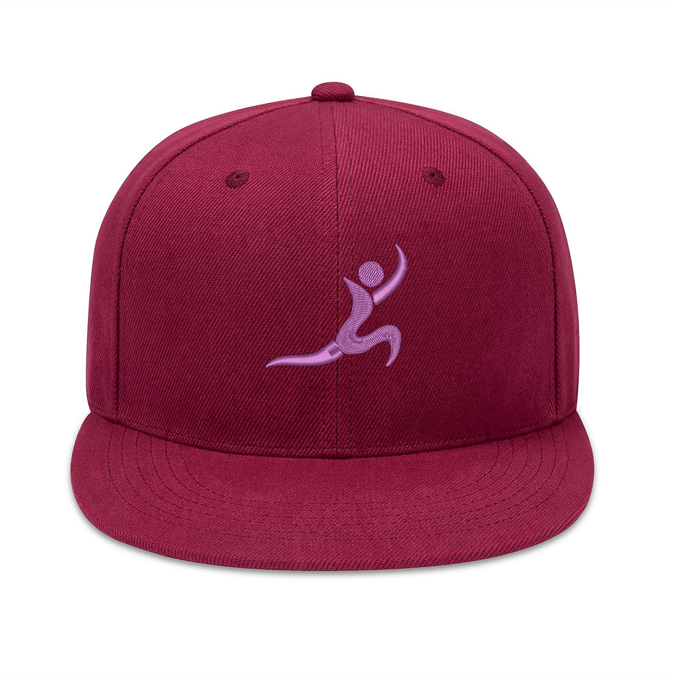 Thumbnail: ICS2 Purple Jump Man Embroidered Hat