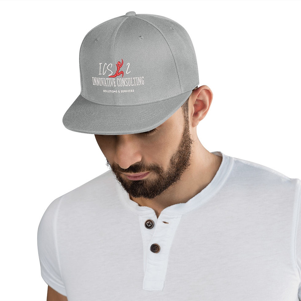 Thumbnail: ICS2 Red Jump Man Embroidered White Hat