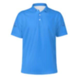 ICS2 Logo Sleeve Men's Lt Blue Polo Shirt