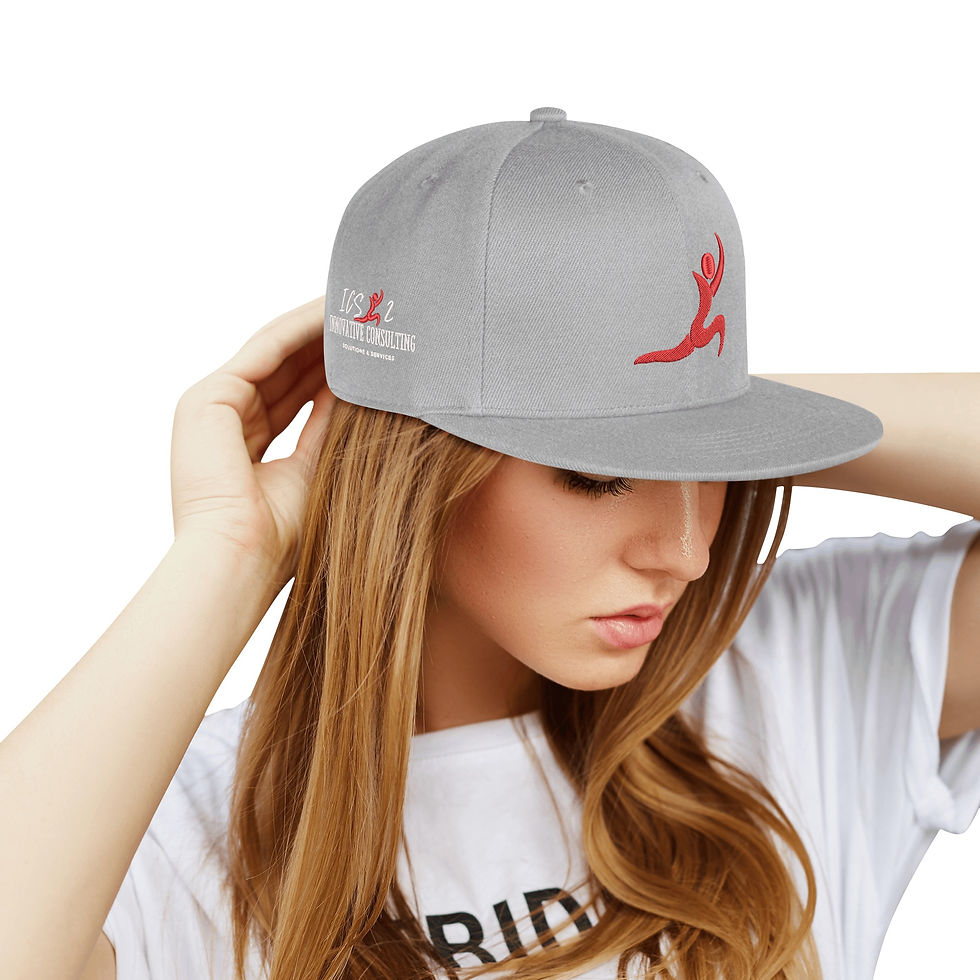 Thumbnail: ICS2 Red Jump Man Embroidered Hat