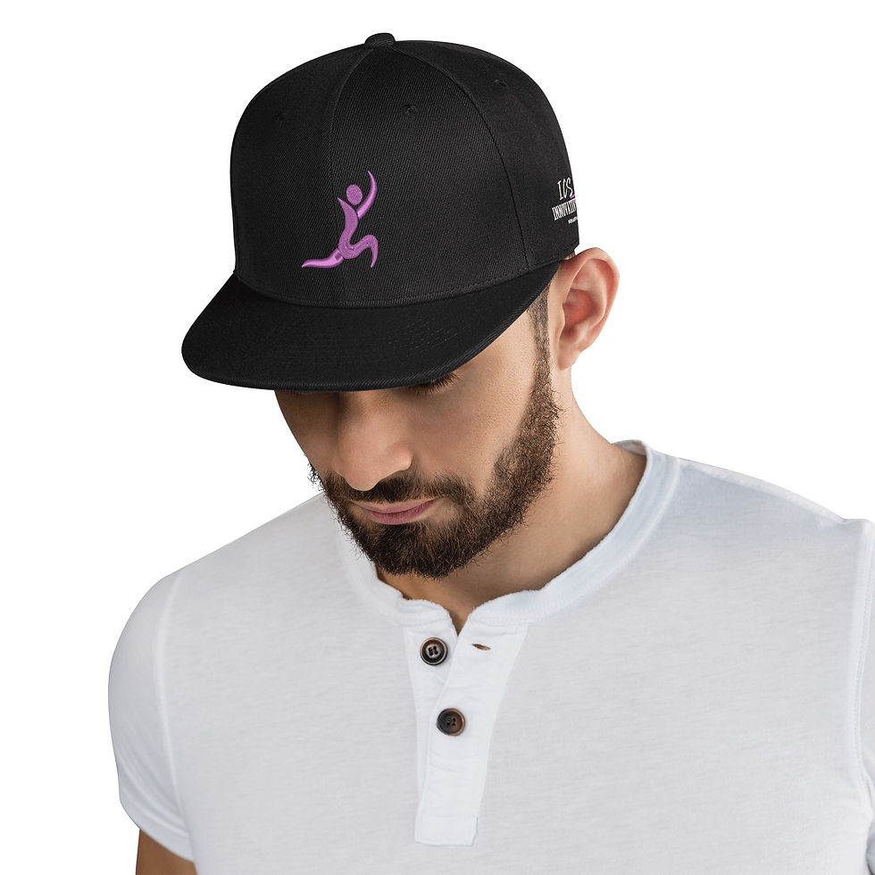Thumbnail: ICS2 Purple Jump Man Embroidered Hat