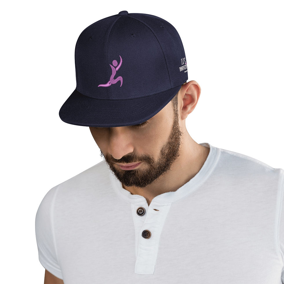 Thumbnail: ICS2 Purple Jump Man Embroidered Hat
