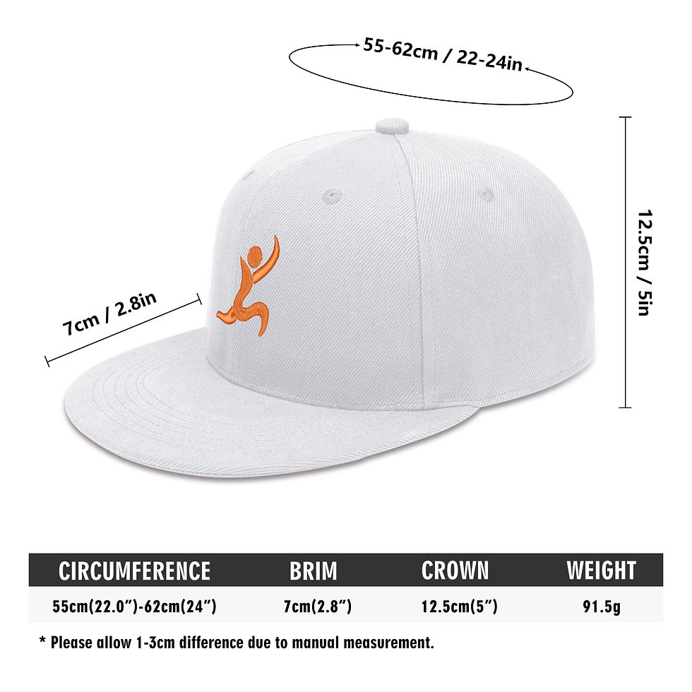 Thumbnail: ICS2 Tangerine Jump Man Embroidered Hat