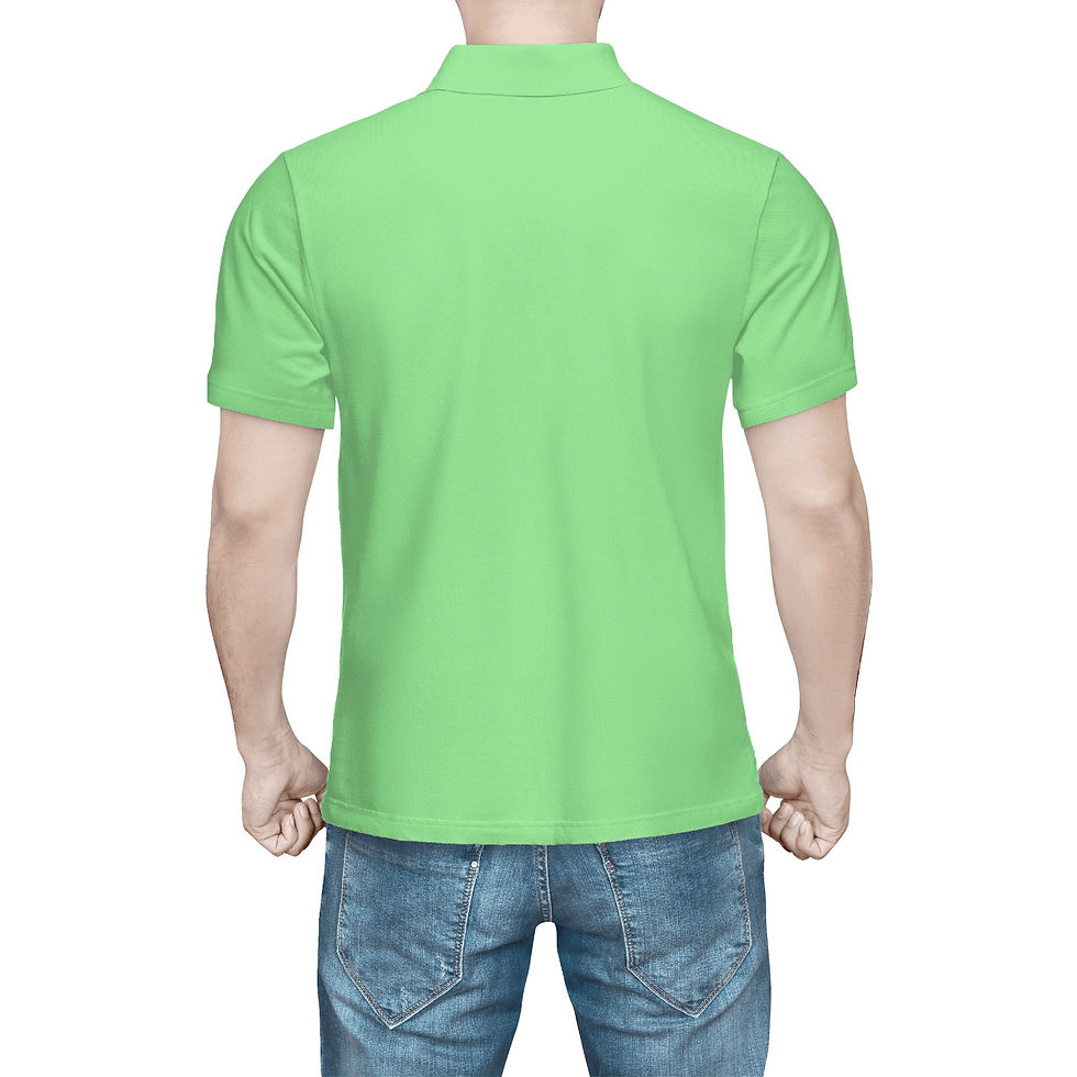 Thumbnail: ICS2 Men's Lime Polo Shirt