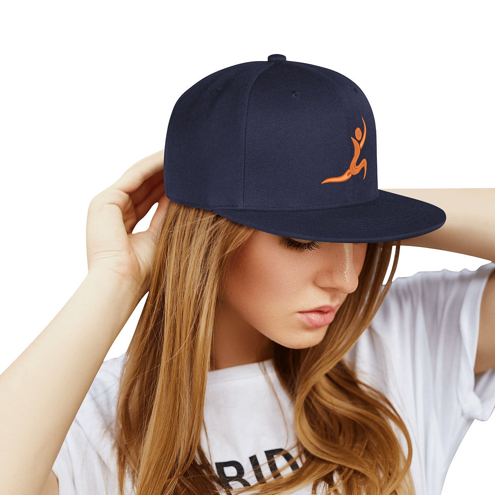 Thumbnail: ICS2 Tangerine Jump Man Embroidered Hat