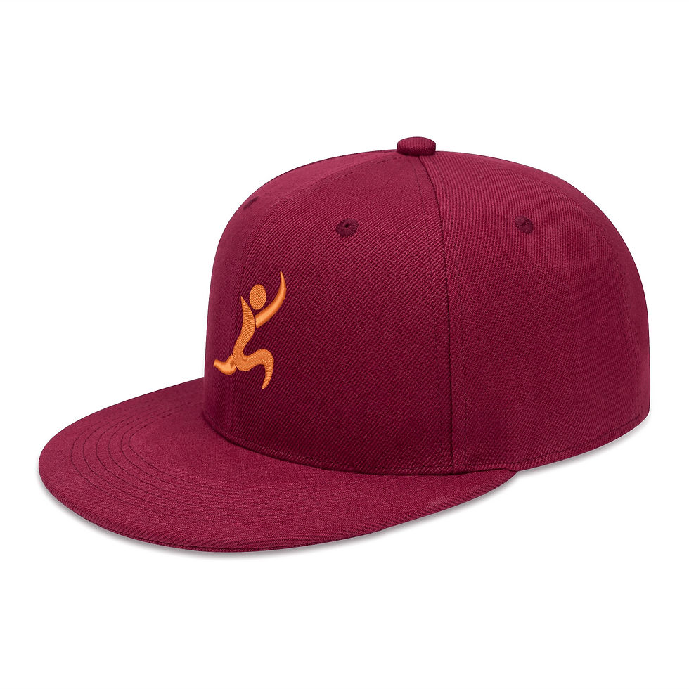 Thumbnail: ICS2 Tangerine Jump Man Embroidered Hat