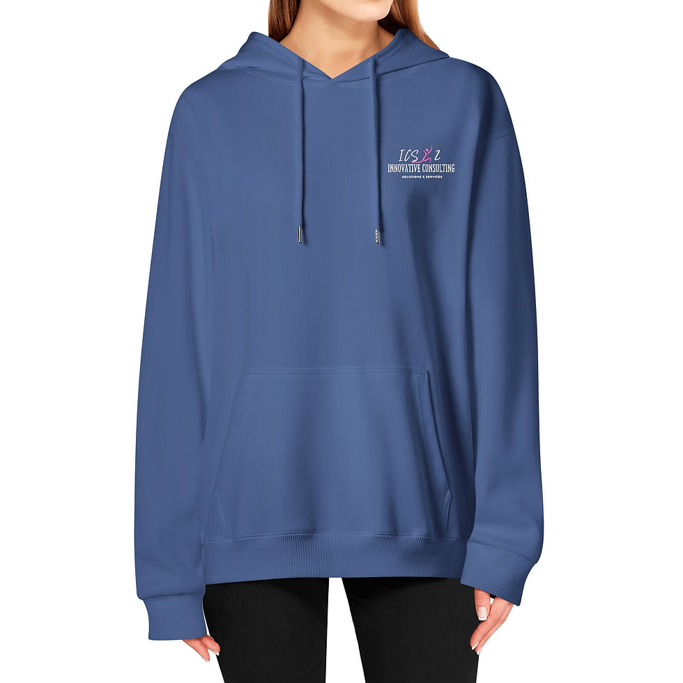 Thumbnail: ICS2 White Logo Embroidered Pullover Hoodie