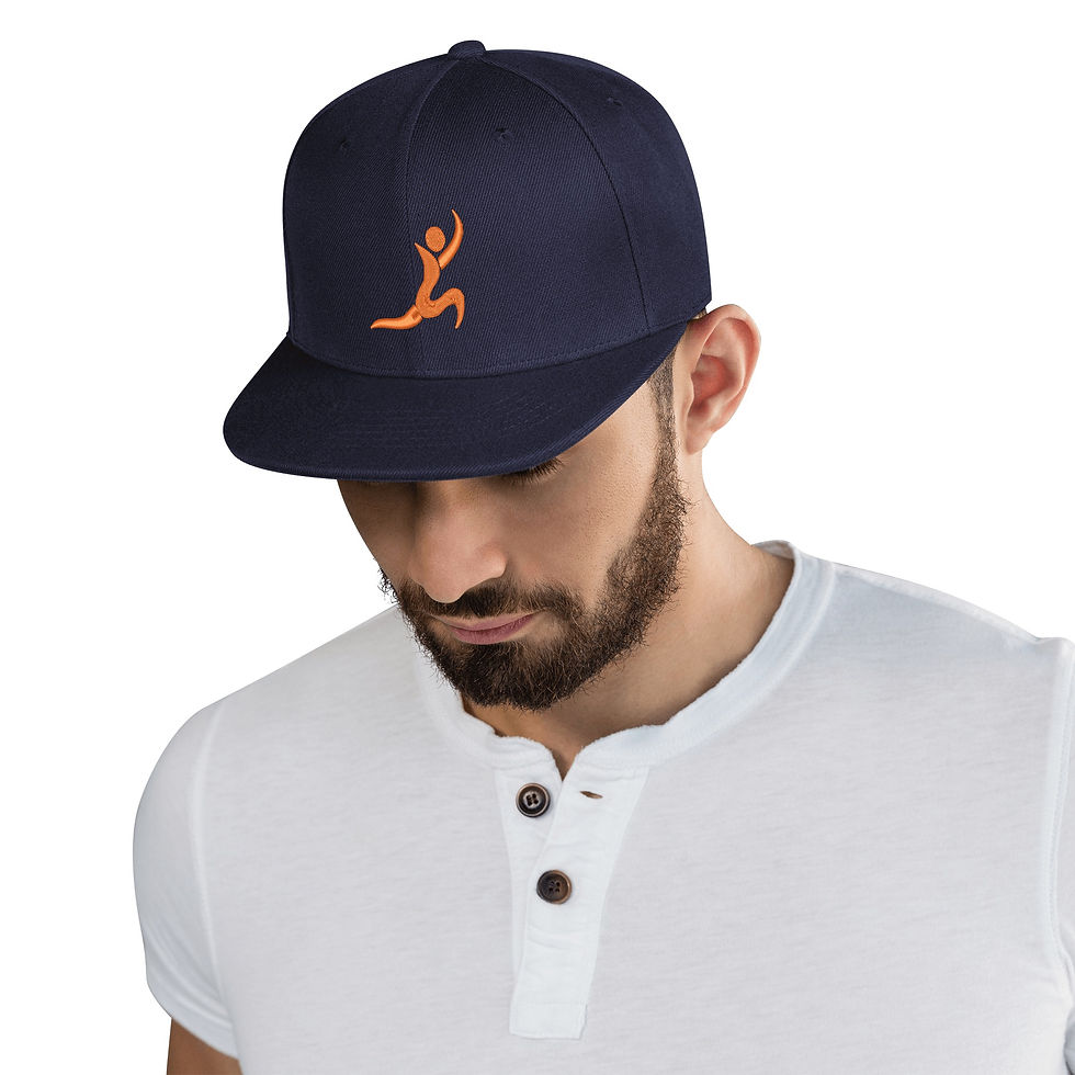 Thumbnail: ICS2 Tangerine Jump Man Embroidered Hat