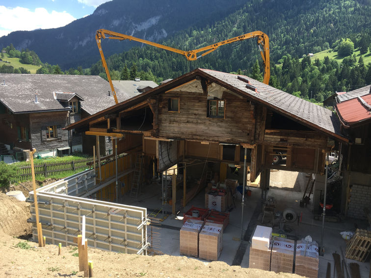 Testa Sàrl, Château-d'Oex, Maçonnerie et béton armé