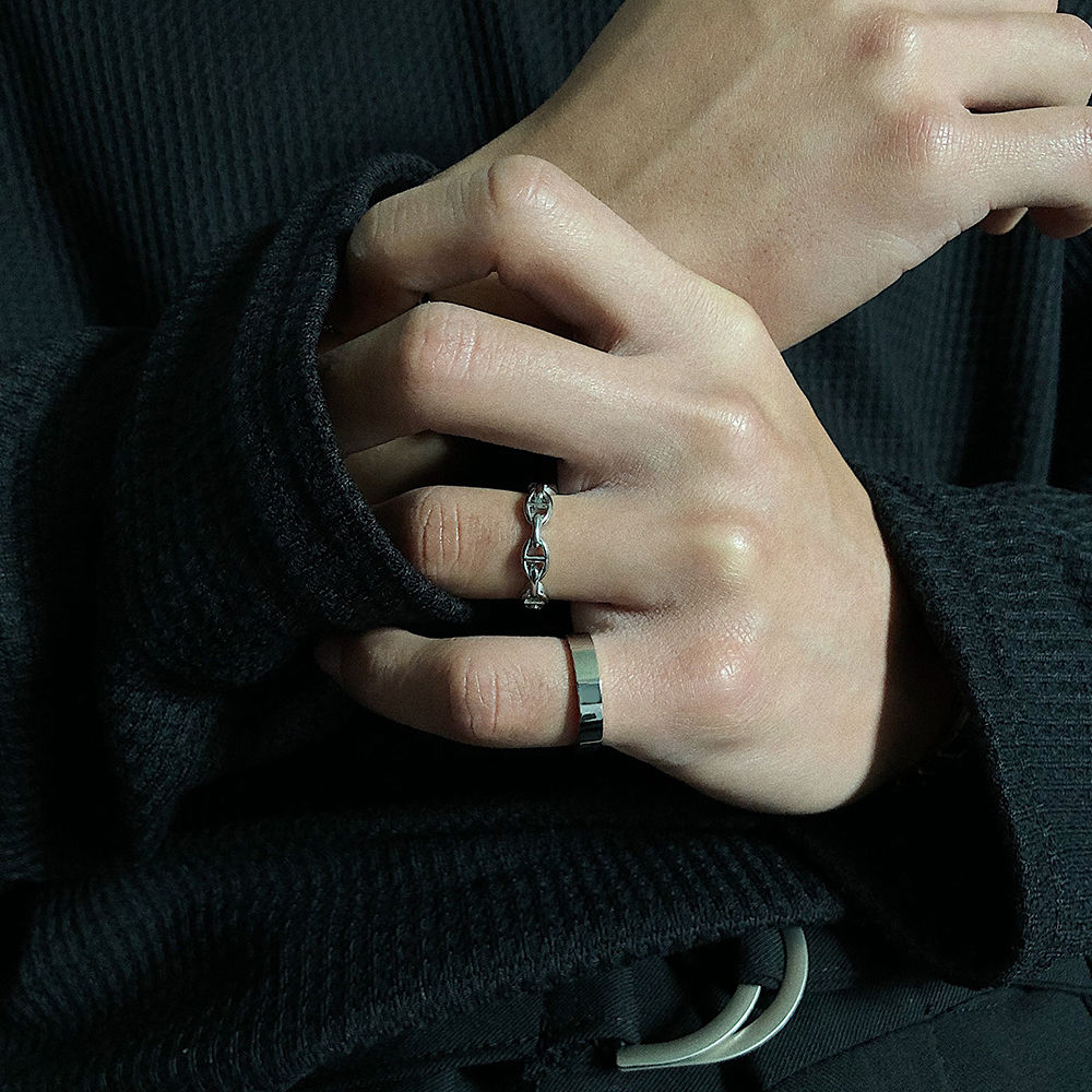 Personalized Retro Titanium Steel Ring