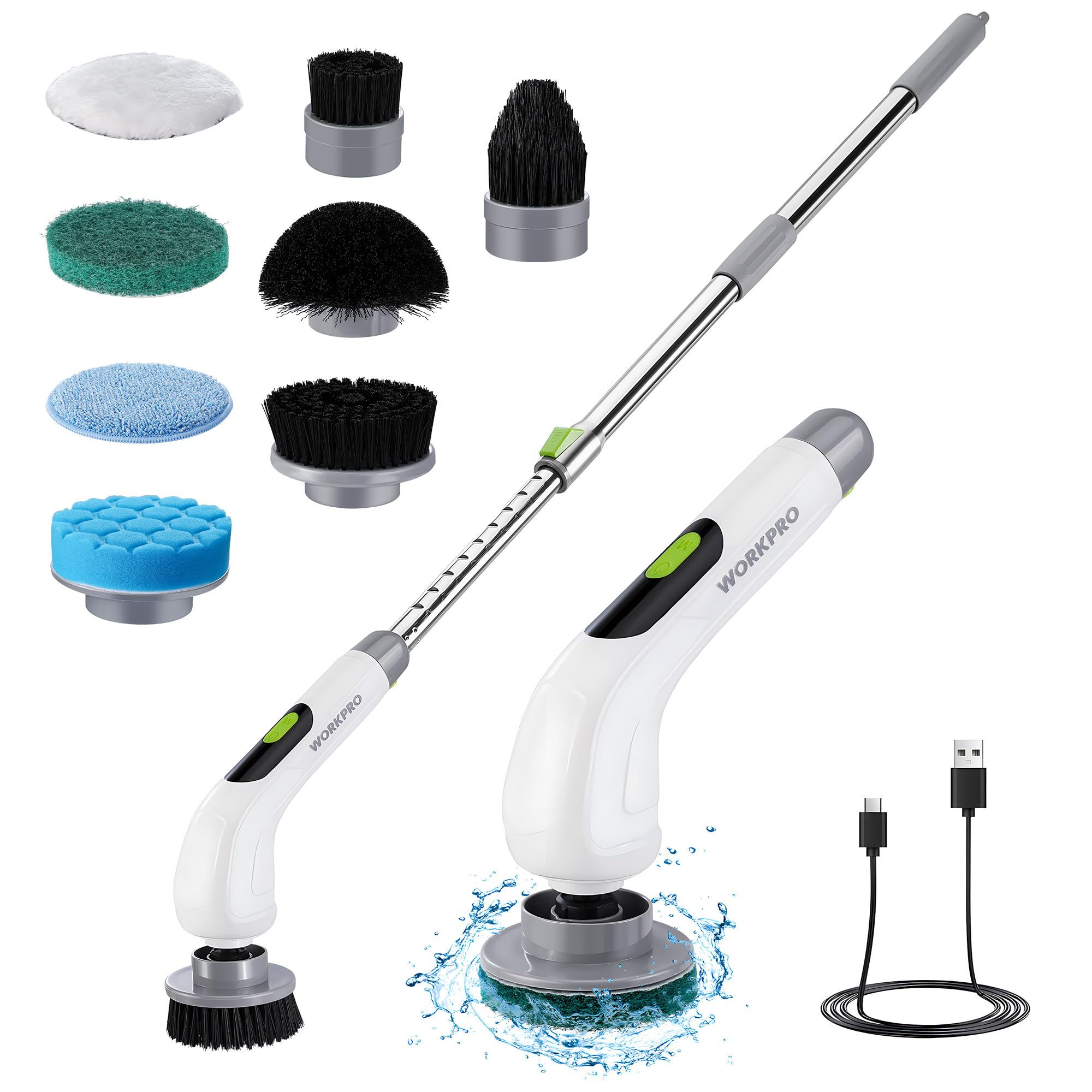 WORKPRO Cordless Electric Scrubber