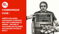 🔴COMMUNIQUE FO38 : Arrêts maladies, assurance chômage, prix des carburants, 1ermai...encore et toujours les salariés qui doivent payer la note !